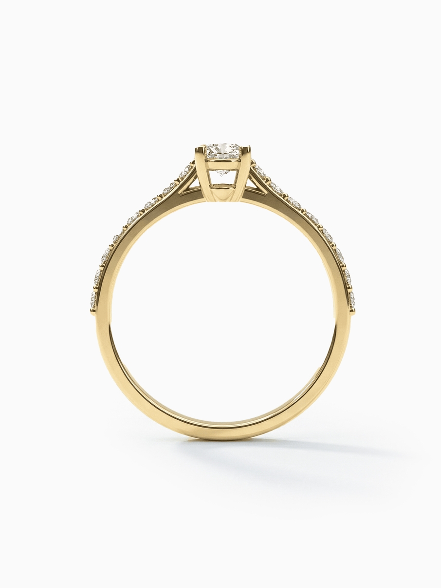 ZÁSNUBNÍ PRSTEN LOVE 027